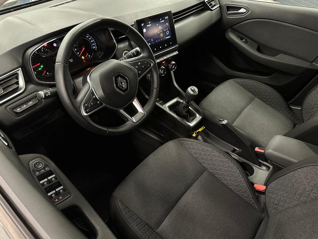 Renault Clio 1.0 TCe RS Line / Navi / Clima / LMV / Stoel-Ve, Voorwielaandrijving, Stof, Gebruikt, Zwart