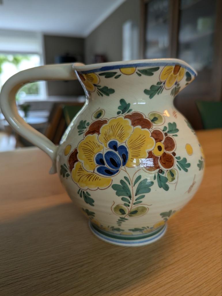 Regina Gouda plateel vaasje, Antiek en Kunst, Ophalen of Verzenden