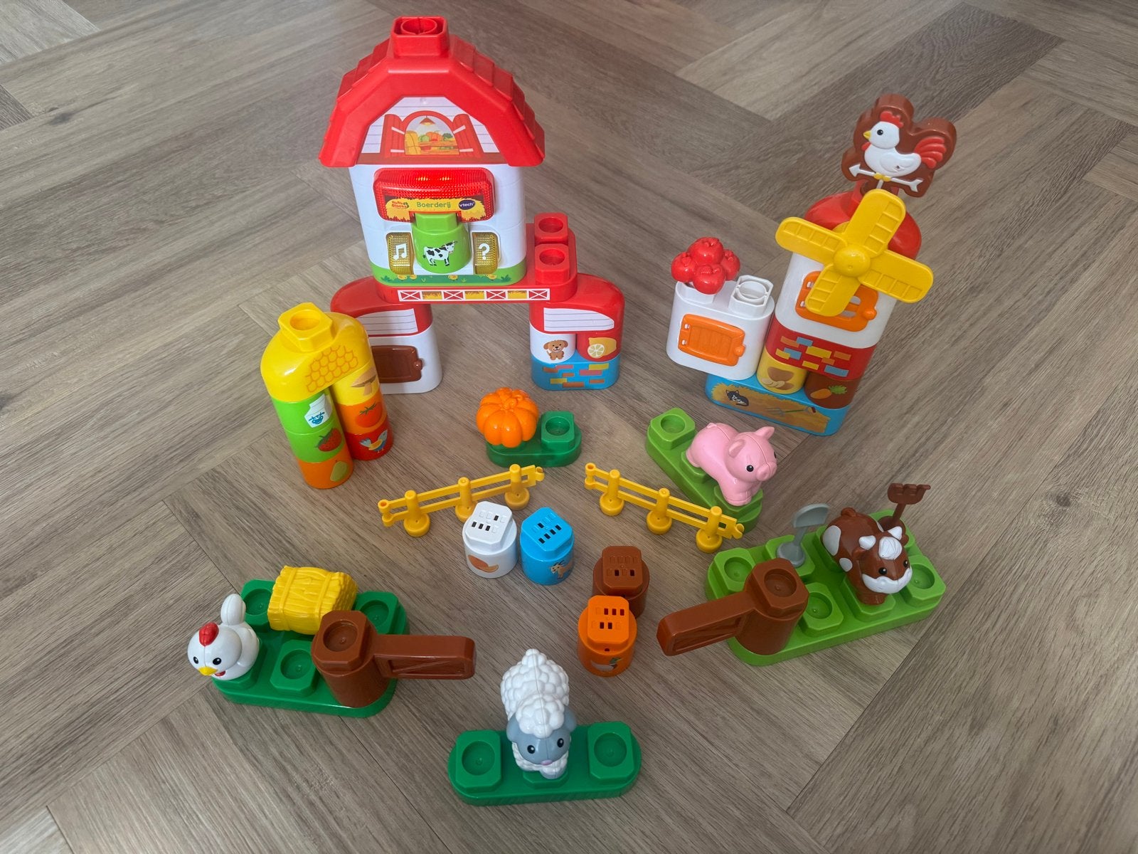 VTech Zoef Zoef Dieren Boerderij Speelset, Kinderen en Baby's, Speelgoed | Babyspeelgoed, Verzenden, Gebruikt, Overige typen, Met licht
