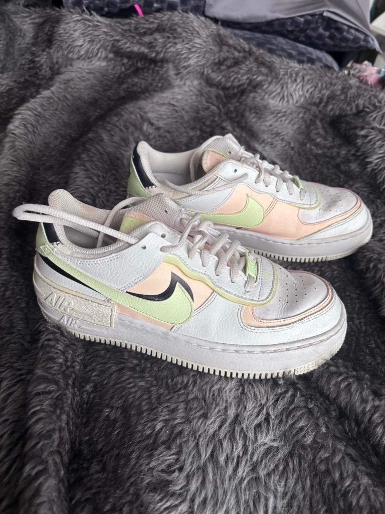 Nike Air Force 1 Shadow "Pistachio Frost" sneakers, Kleding | Dames, Schoenen, Wit, Ophalen of Verzenden, Sneakers of Gympen, Gedragen