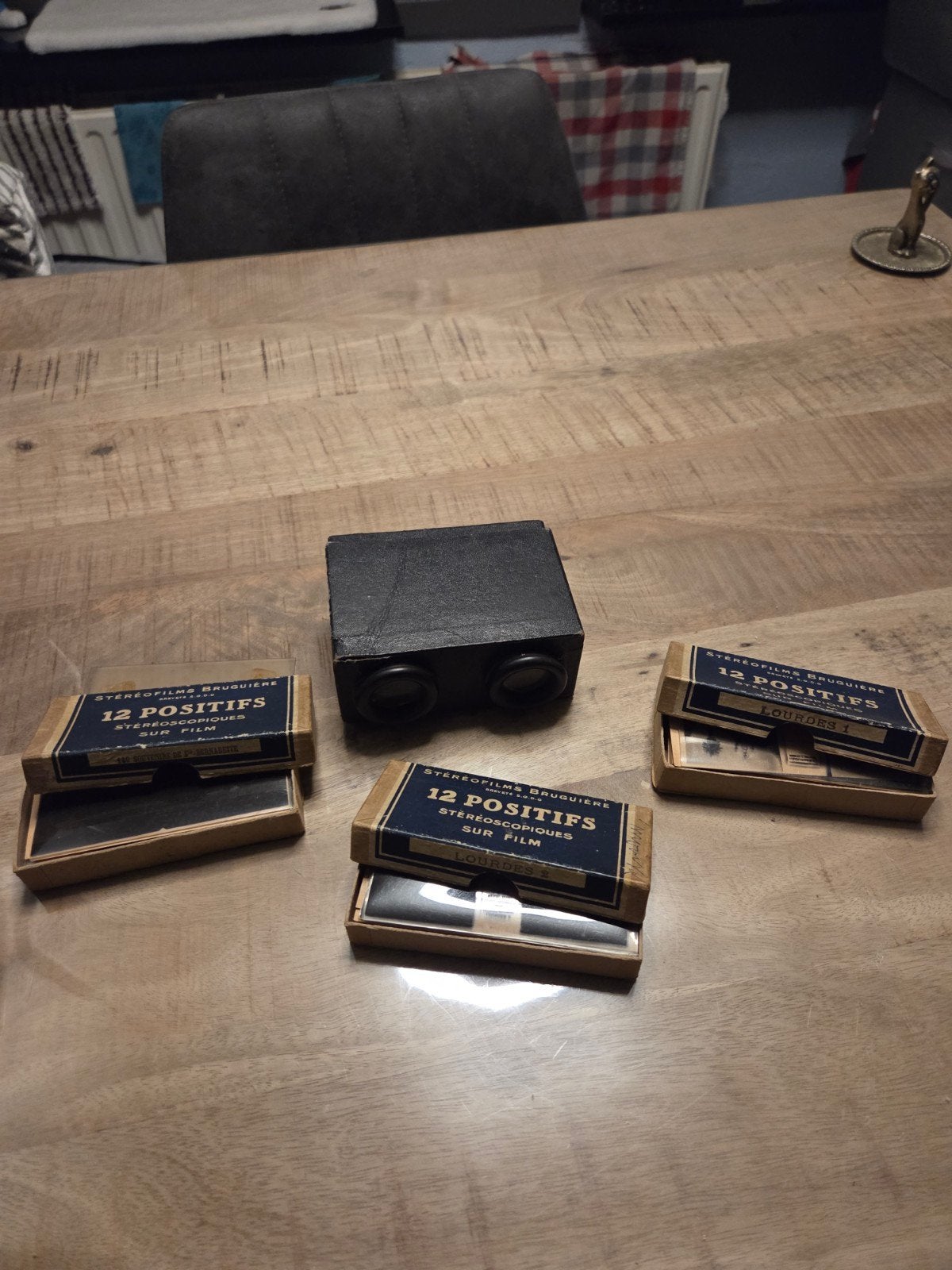 stereoscopische kijker, Ophalen of Verzenden, Voor 1940, Gebruikt, Overige onderwerpen