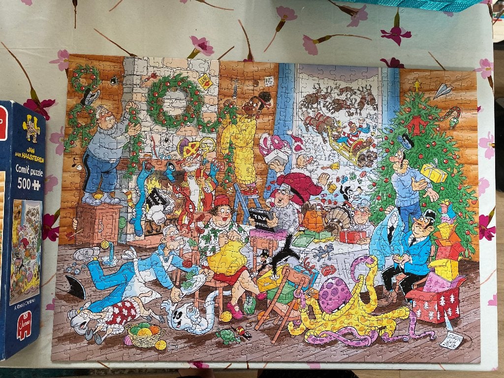 Jan van Haasteren puzzel, Verzenden, 500 t/m 1500 stukjes, Zo goed als nieuw