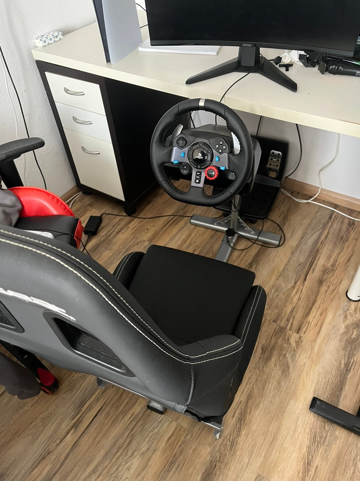 Logitech g29 met playseat, Ophalen, Zo goed als nieuw, Playseat of Racestoel, PlayStation 4