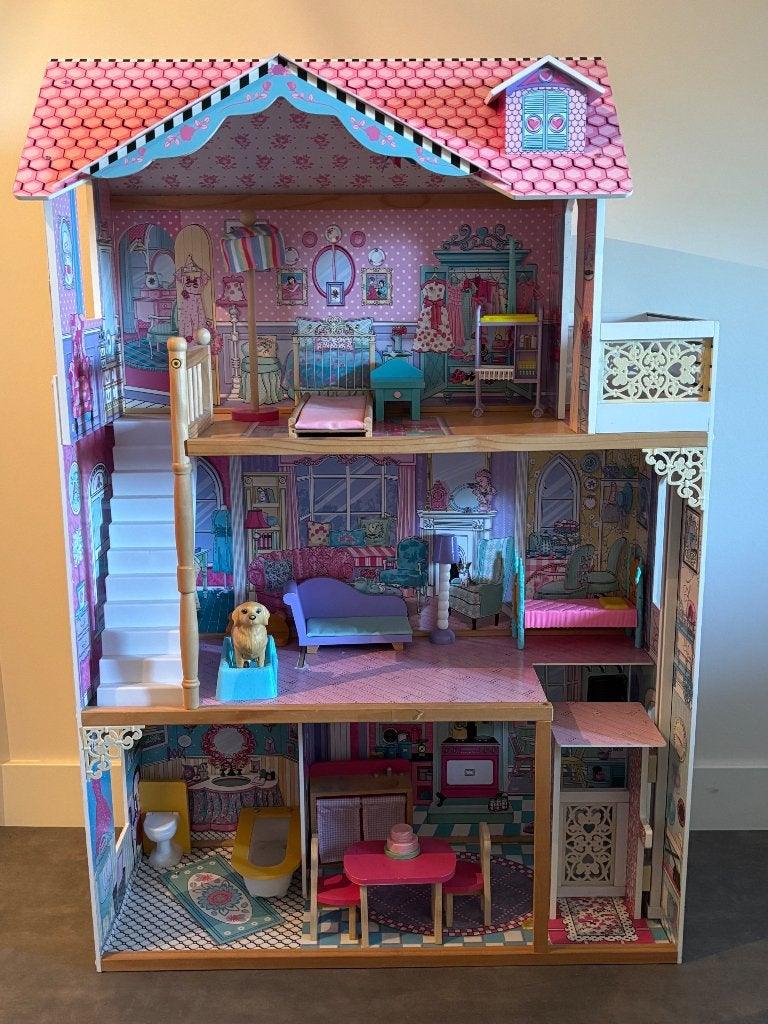 Groot barbiehuis, Ophalen, Zo goed als nieuw, Poppenhuis