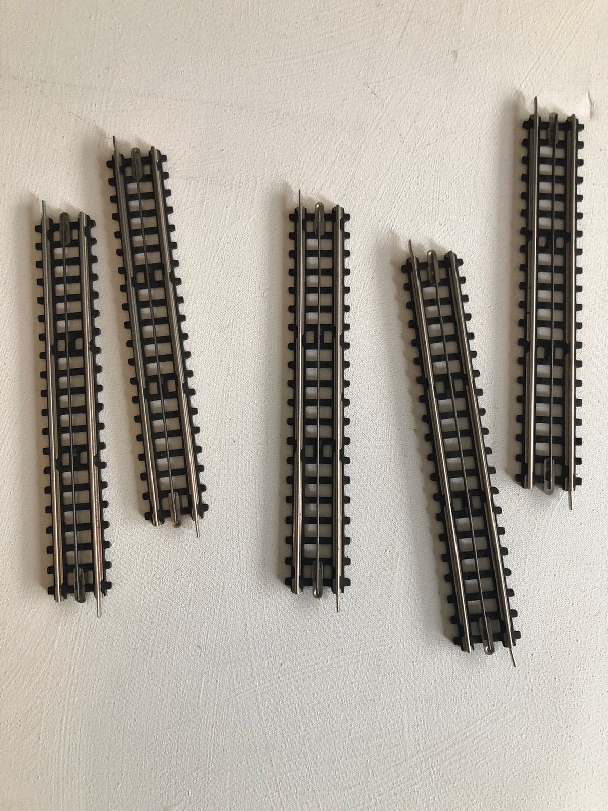 5x Rechte Rails Trix Express, Hobby en Vrije tijd, Modeltreinen | H0, Gebruikt, Gelijkstroom, Trix, Rails