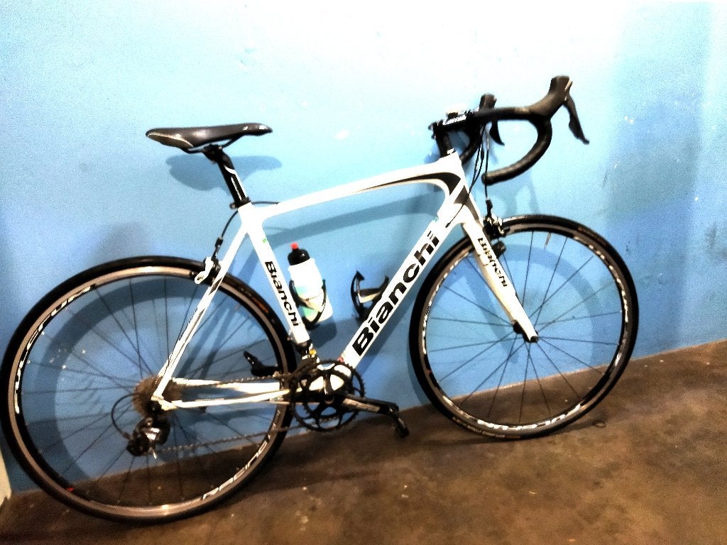 Bianchi Intenso full Carbon bijna nieuw Dames & Heren, Fietsen en Brommers, Fietsen | Racefietsen, 28 inch, Carbon, Velgrem, Zo goed als nieuw