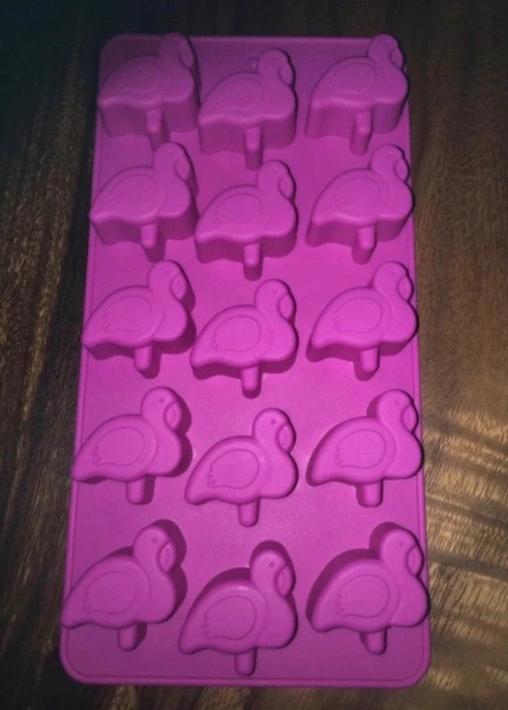 Siliconen vorm flamingo ijsblokjes of chocolade bonbons, Ophalen of Verzenden, Nieuw, Taarten, Bakvorm