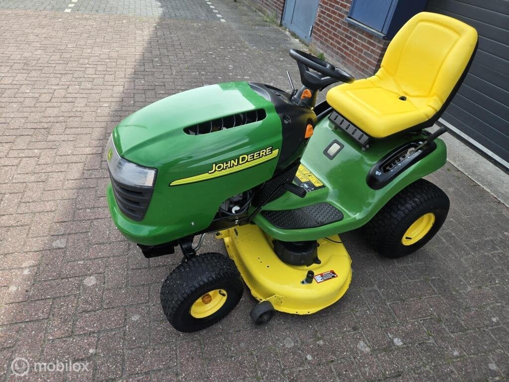 Zitmaaier  john deere l107 zijlosser/mulch 17pk, Ophalen, Zo goed als nieuw, Mulchfunctie