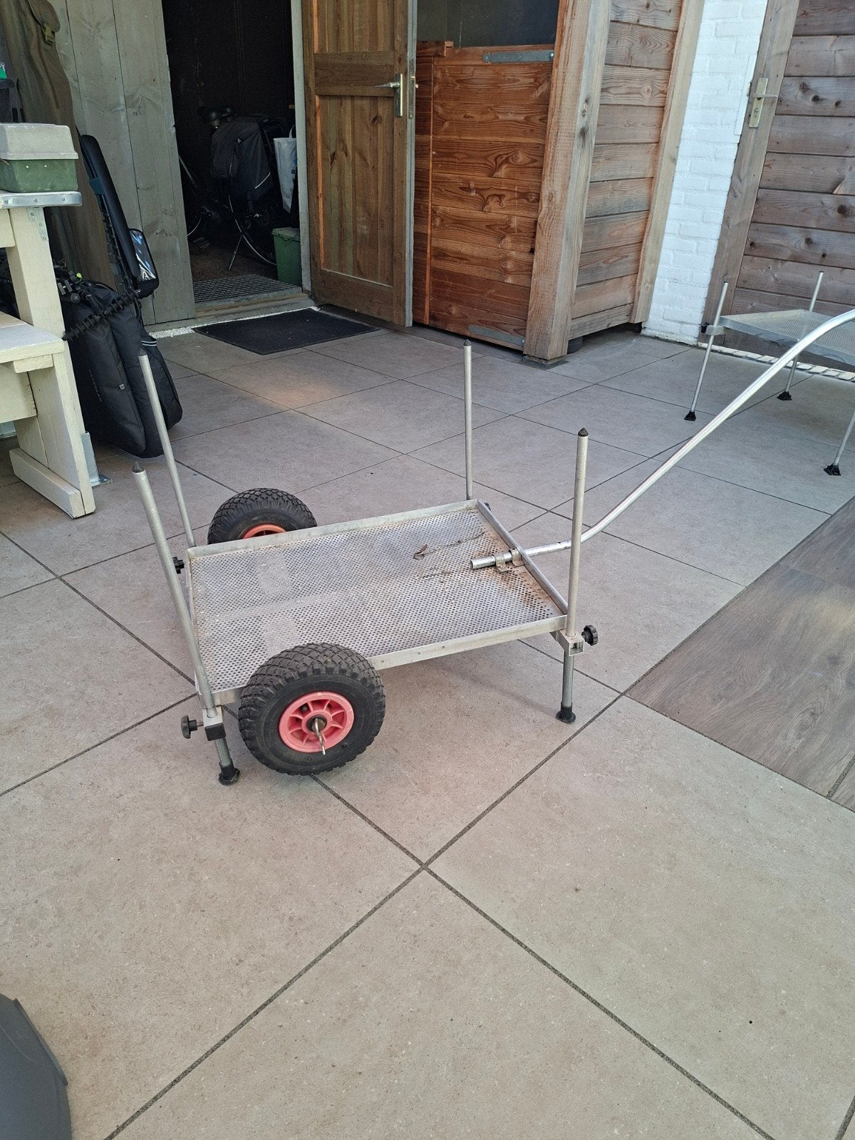 visplateau 2x, Watersport en Boten, Ophalen, Gebruikt