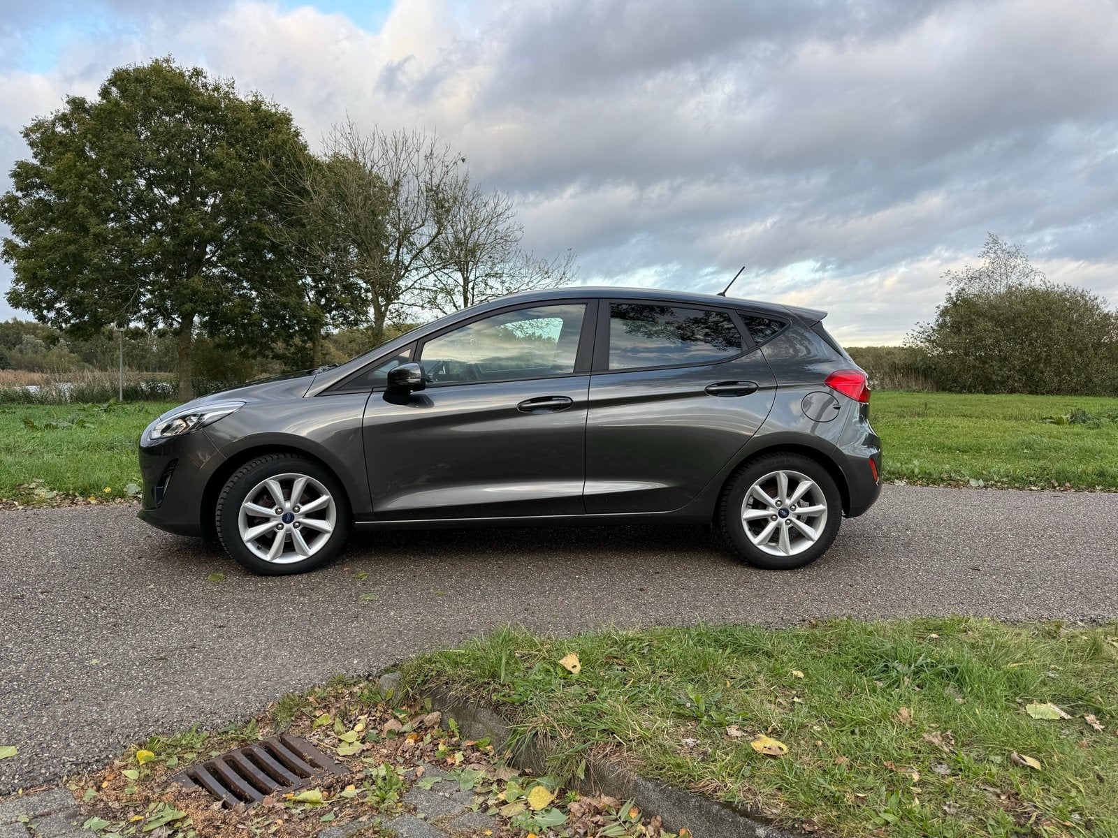 Ford Fiësta 1.1 85pk 5dr 2019 Grijs Luxe, Voorwielaandrijving, 49 €/maand, Origineel Nederlands, Handgeschakeld