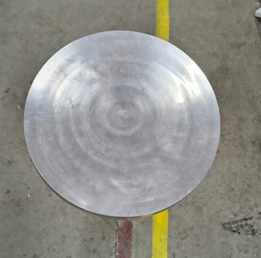Rvs bijzettafel, Ophalen