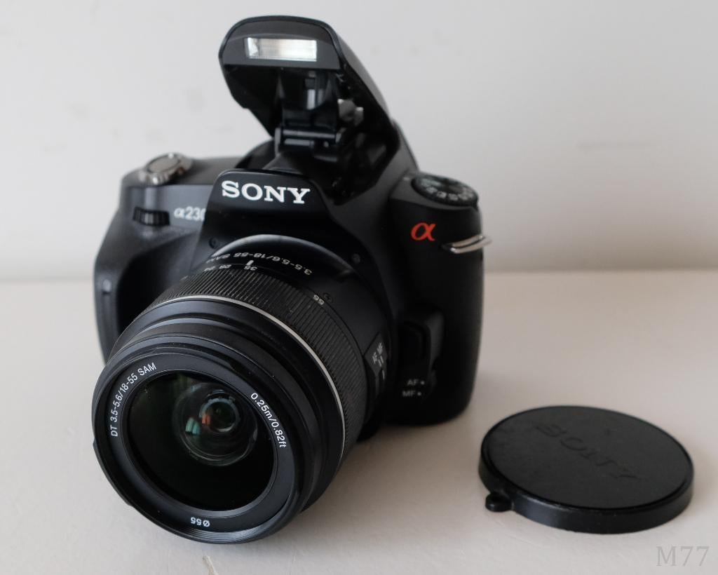 Sony Alpha DSLR-A230 10MP 18-55mm DSLR (32GB), Gebruikt, Spiegelreflex, 10 Megapixel, Ophalen of Verzenden