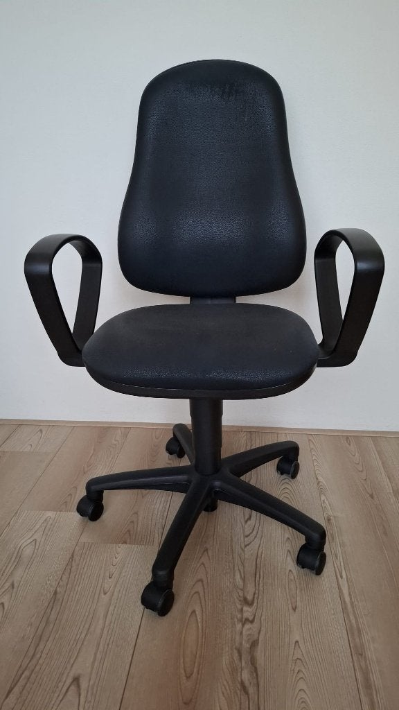 Bureaustoel, Ophalen, Gebruikt, Zwart, Bureaustoel
