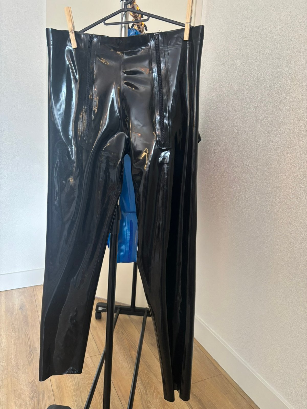 Legging / Latex / Maat L, Verzenden, Zwart, Overige typen
