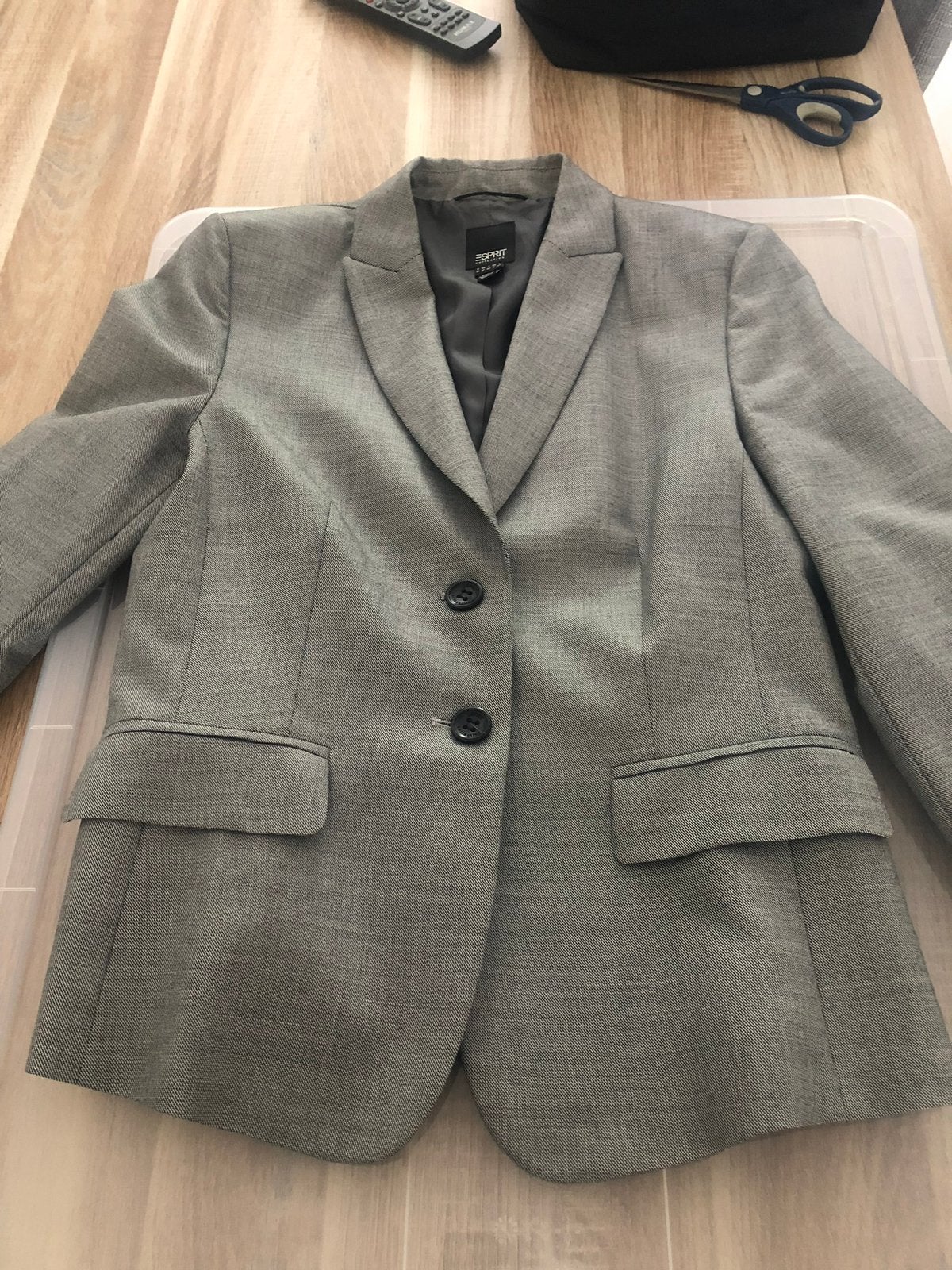 Grijsje jas, maat 38 van esprit dames jasje, Ophalen of Verzenden, Zo goed als nieuw, Maat 38/40 (M), Grijs