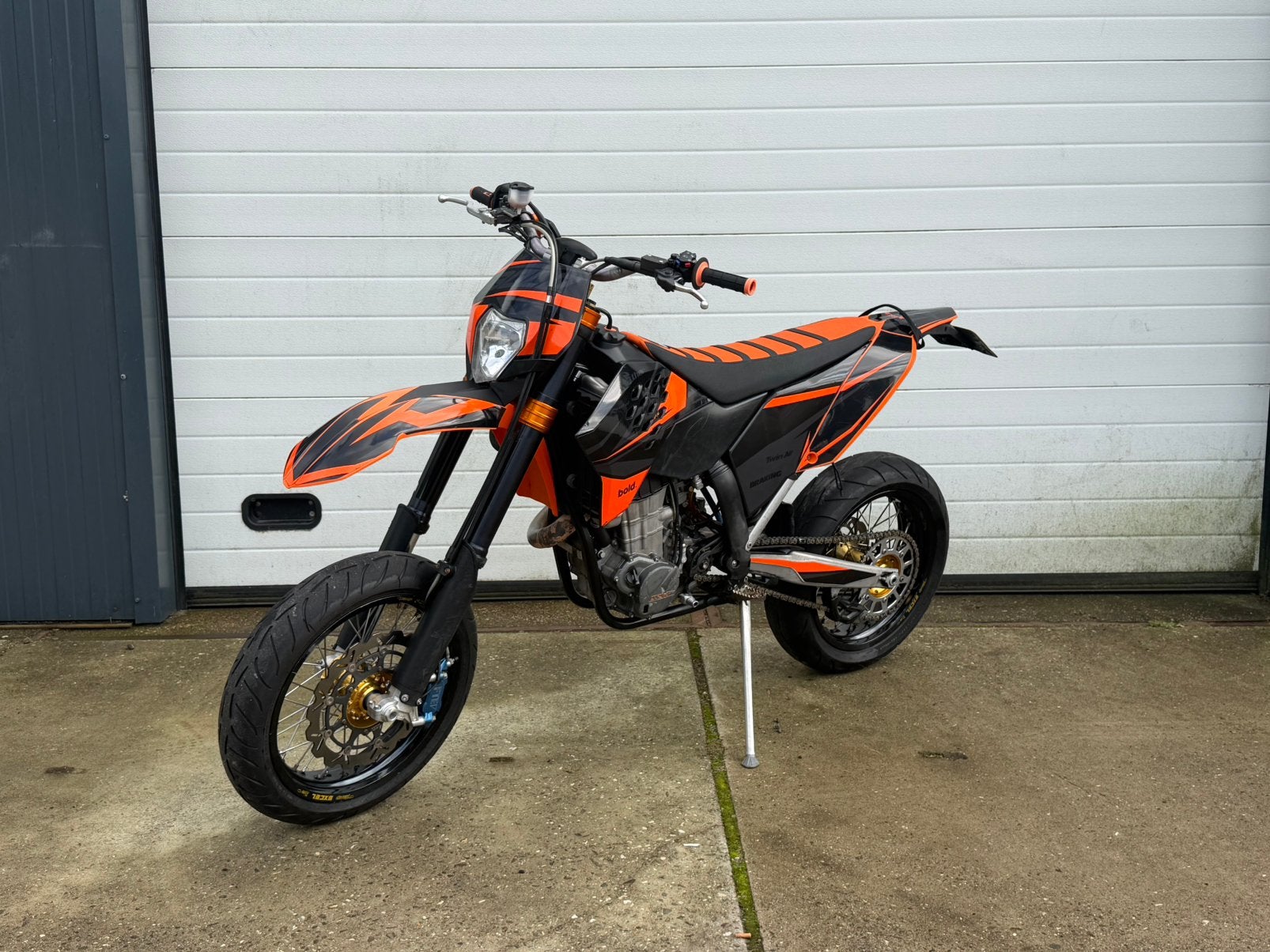 KTM EXC 450 Supermoto | 2008 | 7.260 km | Veel upgrades, Particulier, SuperMoto