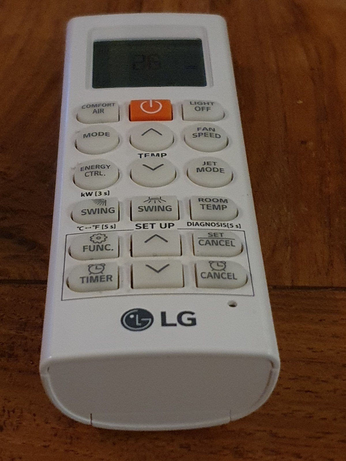Orginele LG airco afstandbediening., Koelen en Ontvochtigen, Minder dan 60 m³, Nieuw, 3 snelheden of meer