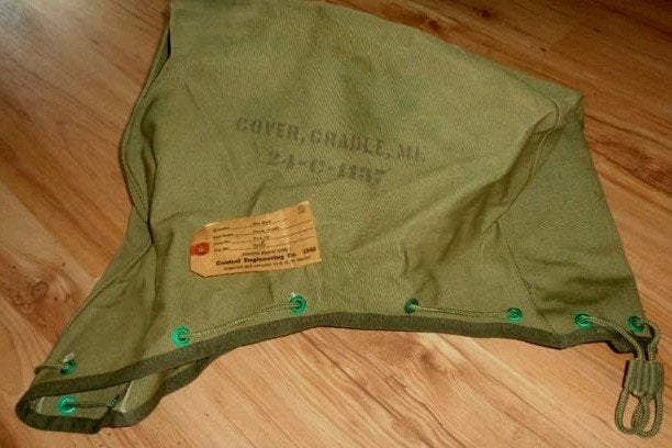US Army Cover cradle M1 1945 oorlog wo2 .50 machine gun ww2, Verzenden, Landmacht, Amerika, Overige typen