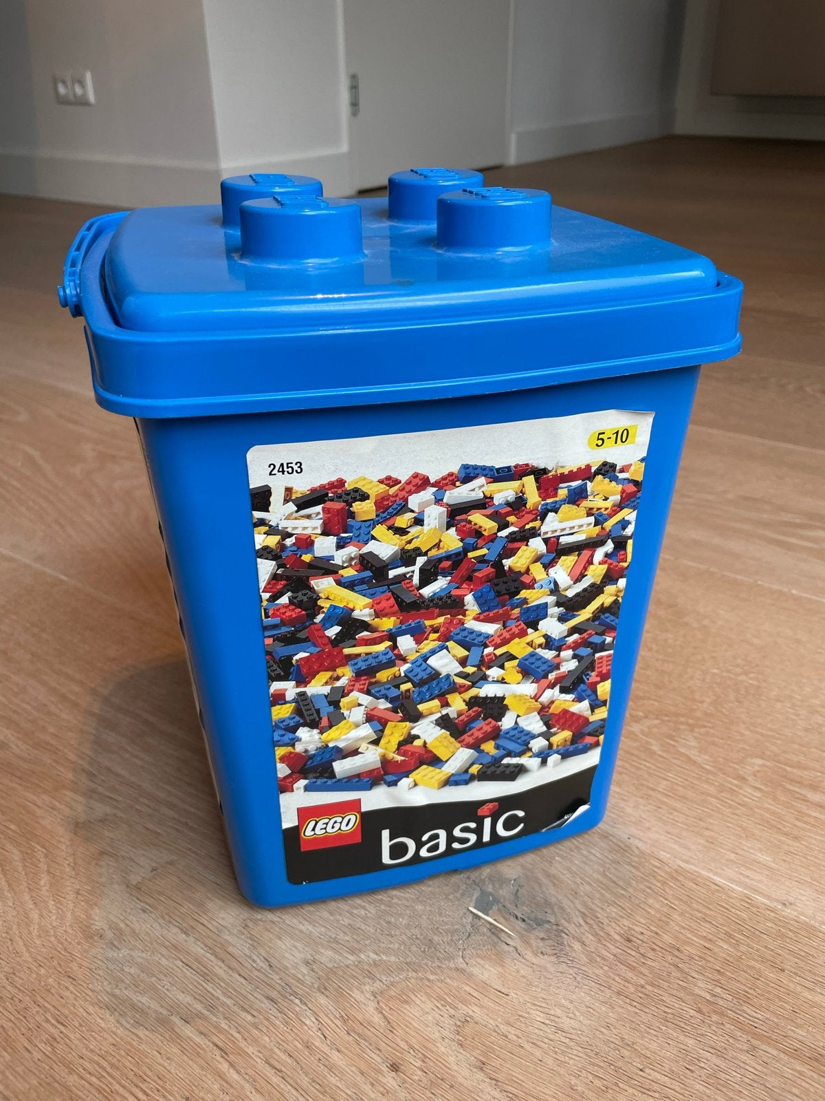 LEGO Basic opbergdoos met deksel en handvat, Ophalen of Verzenden, Gebruikt, Overige typen, Lego
