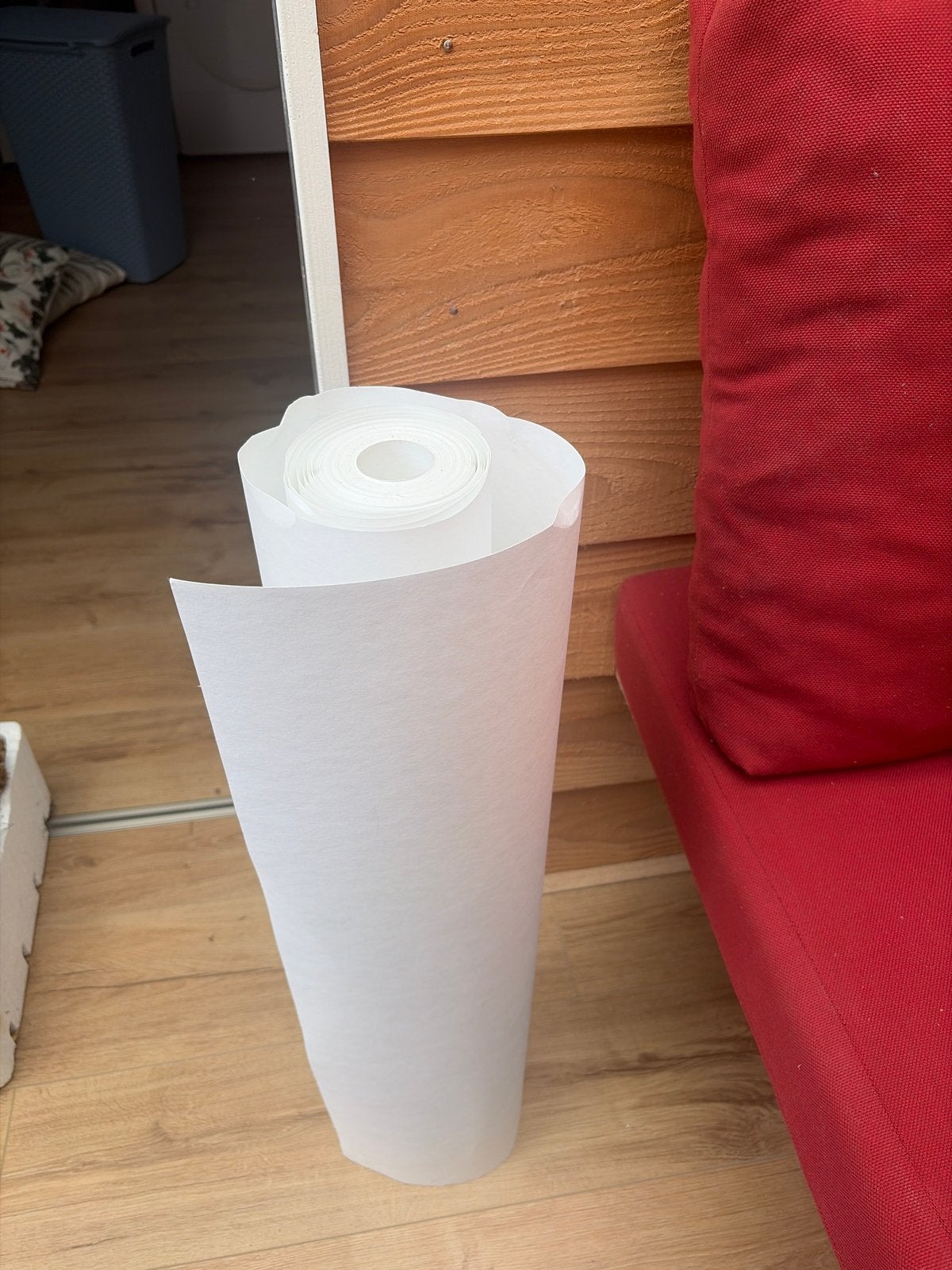 Renovlies behang 75cm breed, Huis en Inrichting, Ophalen, Wit