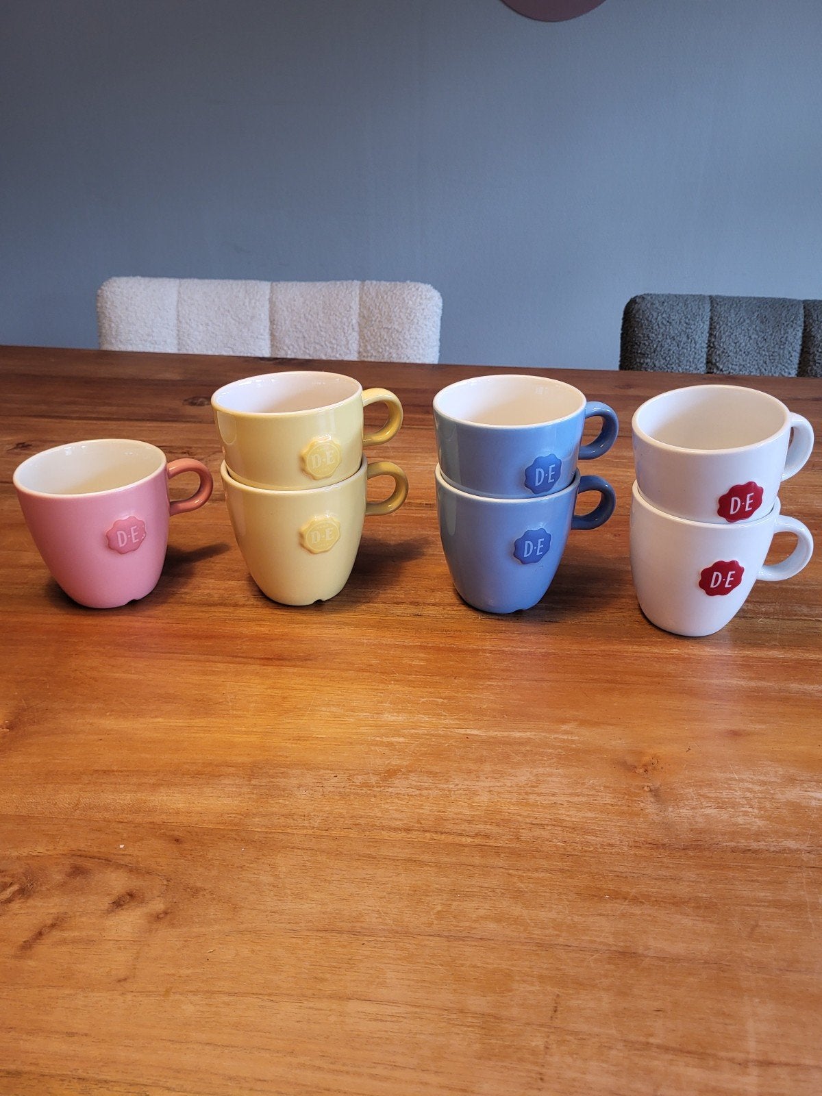 douwe egberts mokken, Ophalen of Verzenden, Zo goed als nieuw, Overige stijlen, Kop(pen) en/of Schotel(s)