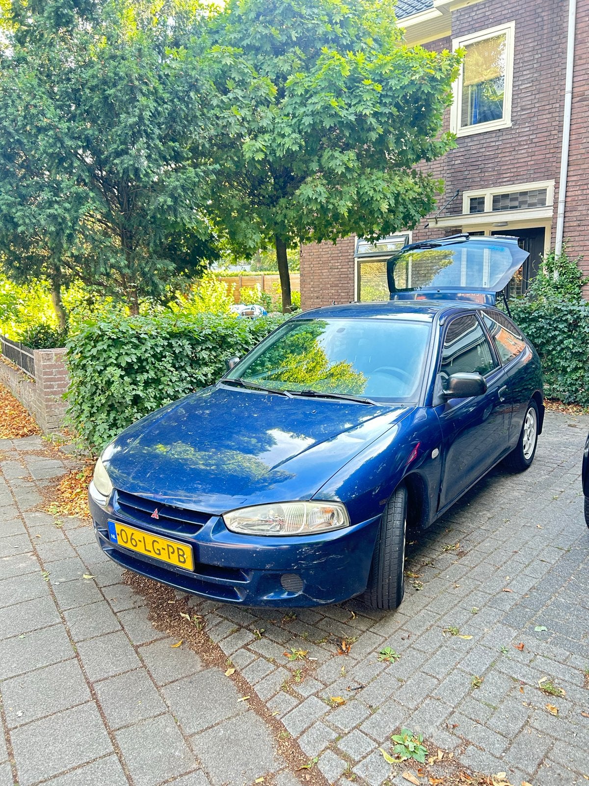 Mitsubishi Colt 1.3 GLI 2003 Blauw, Auto's, Voorwielaandrijving, 1299 cc, 15 km/l, 31 €/maand