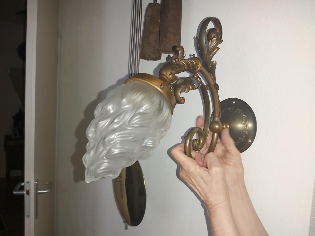Oude Antieke Wand Verlichting., Ophalen of Verzenden
