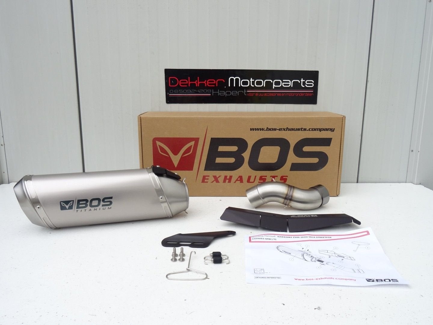 Bos Streetfox Titatium Sport Demper Kawasaki Z900 2020-2024, -, -, Nieuw, Ophalen of Verzenden