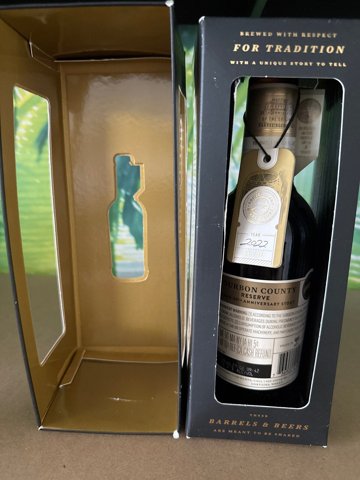 Bourbon County Brand 30th Anniversary Reserve (2022), Verzamelen, Ophalen of Verzenden, Nieuw, Flesje(s), Overige merken