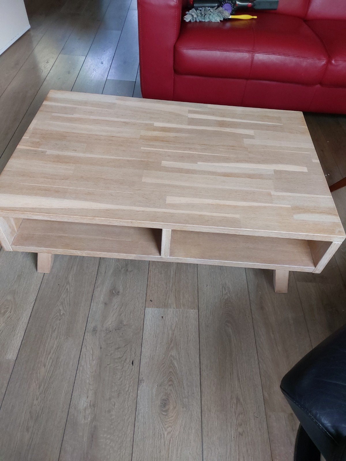 eiken salontafel, Ophalen, Gebruikt, 100 tot 150 cm, Eikenhout