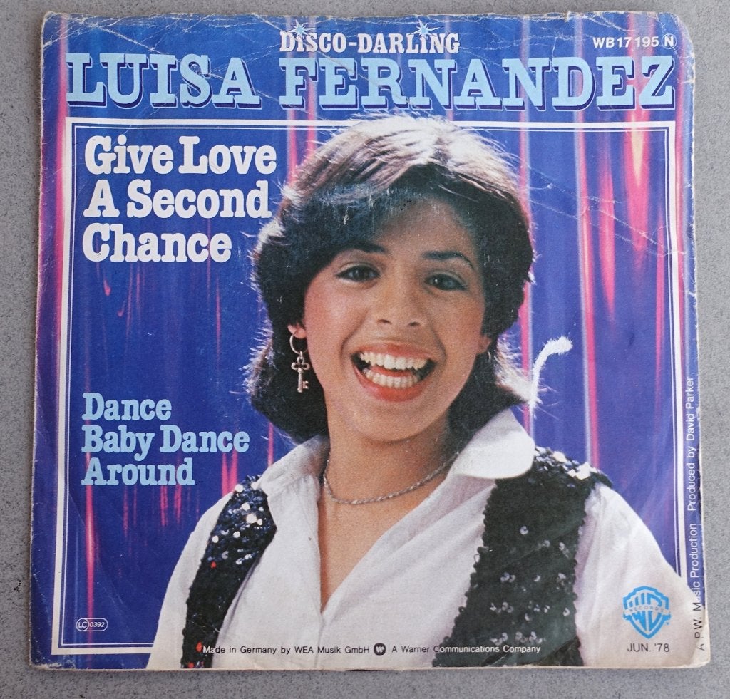 Luisa Fernandez - Give Love A Second Chance (7 inch single), Cd's en Dvd's, Vinyl Singles, 7 inch, Zo goed als nieuw, Pop, Overige typen