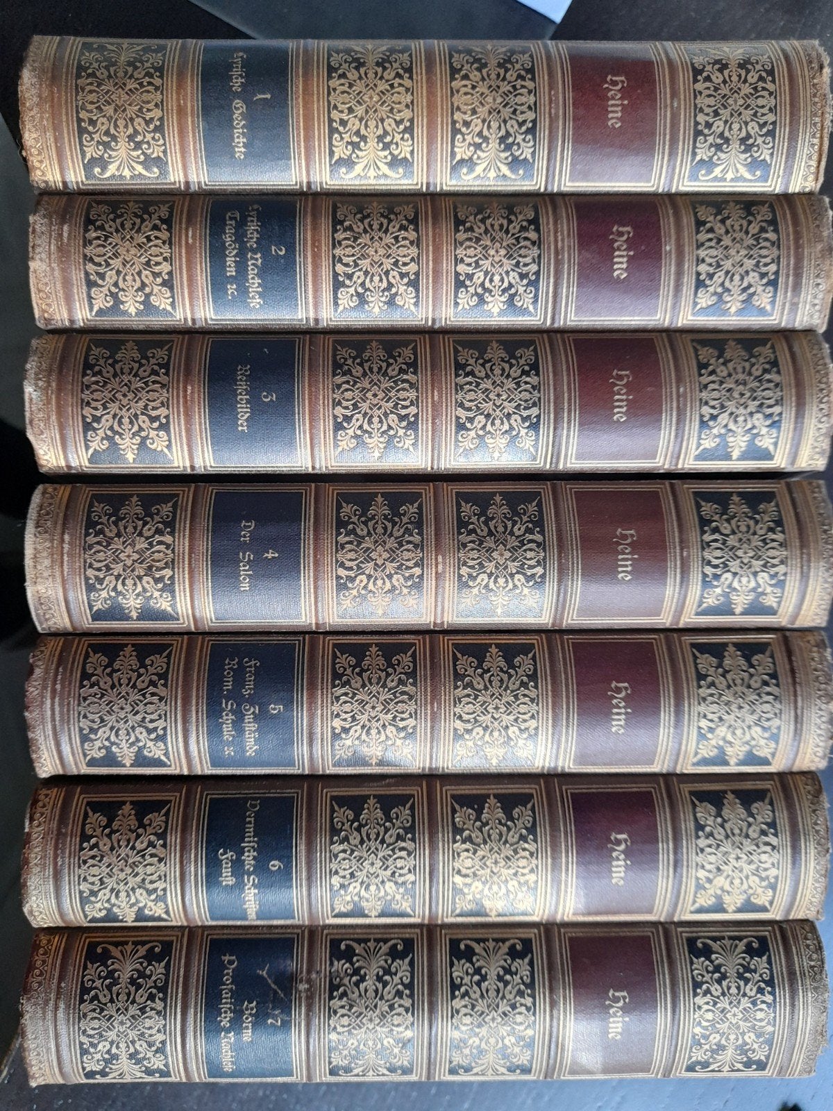 Heinrich Heines Sämtliche Werke - Complete Set (7 volumes), Gelezen, Europa overig, Heinrich Heine, Ophalen of Verzenden