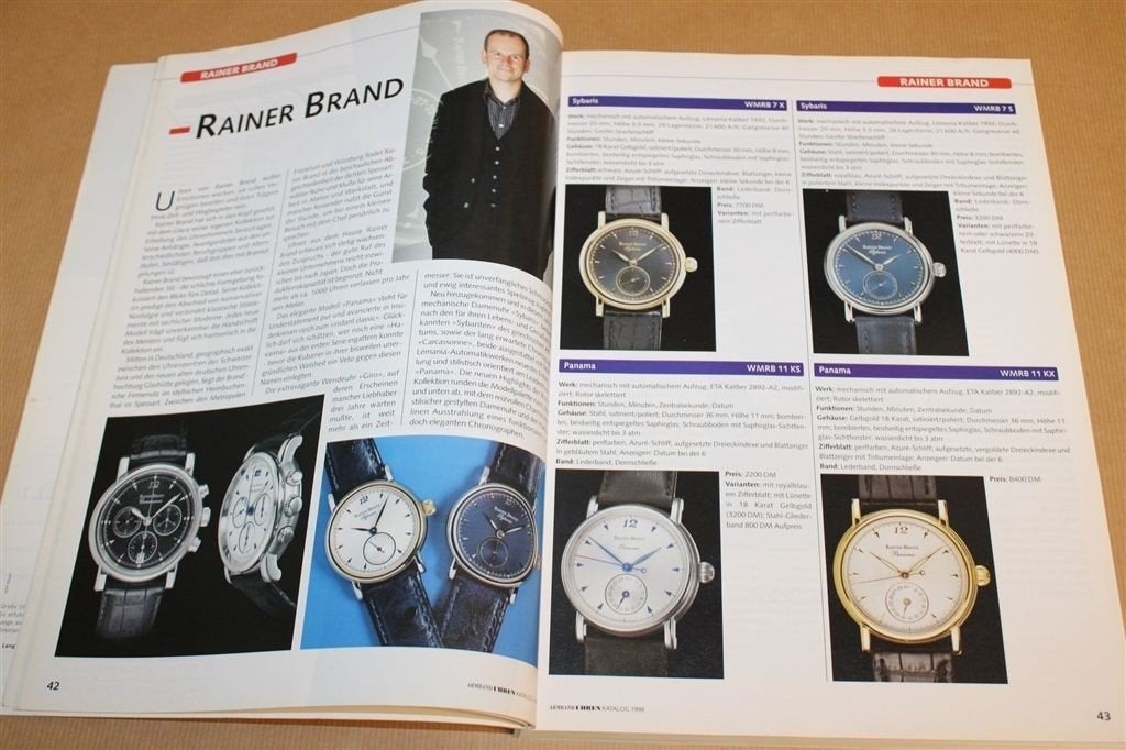 Polshorloges Catalogus 1998 — Merken & Prijzen [DE], Ophalen of Verzenden, Gelezen, Mode algemeen