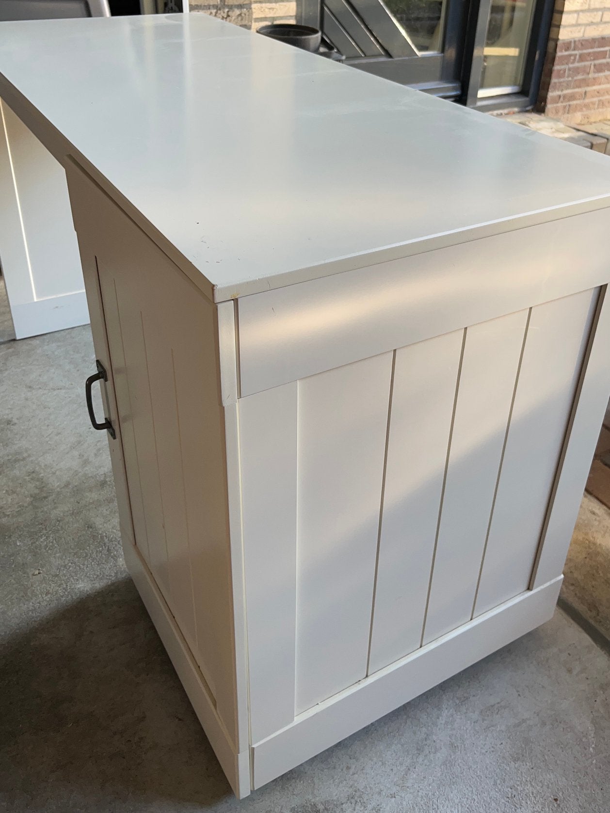 Goed onderhouden bureau., Ophalen, Opbergruimte, Gebruikt, Hout