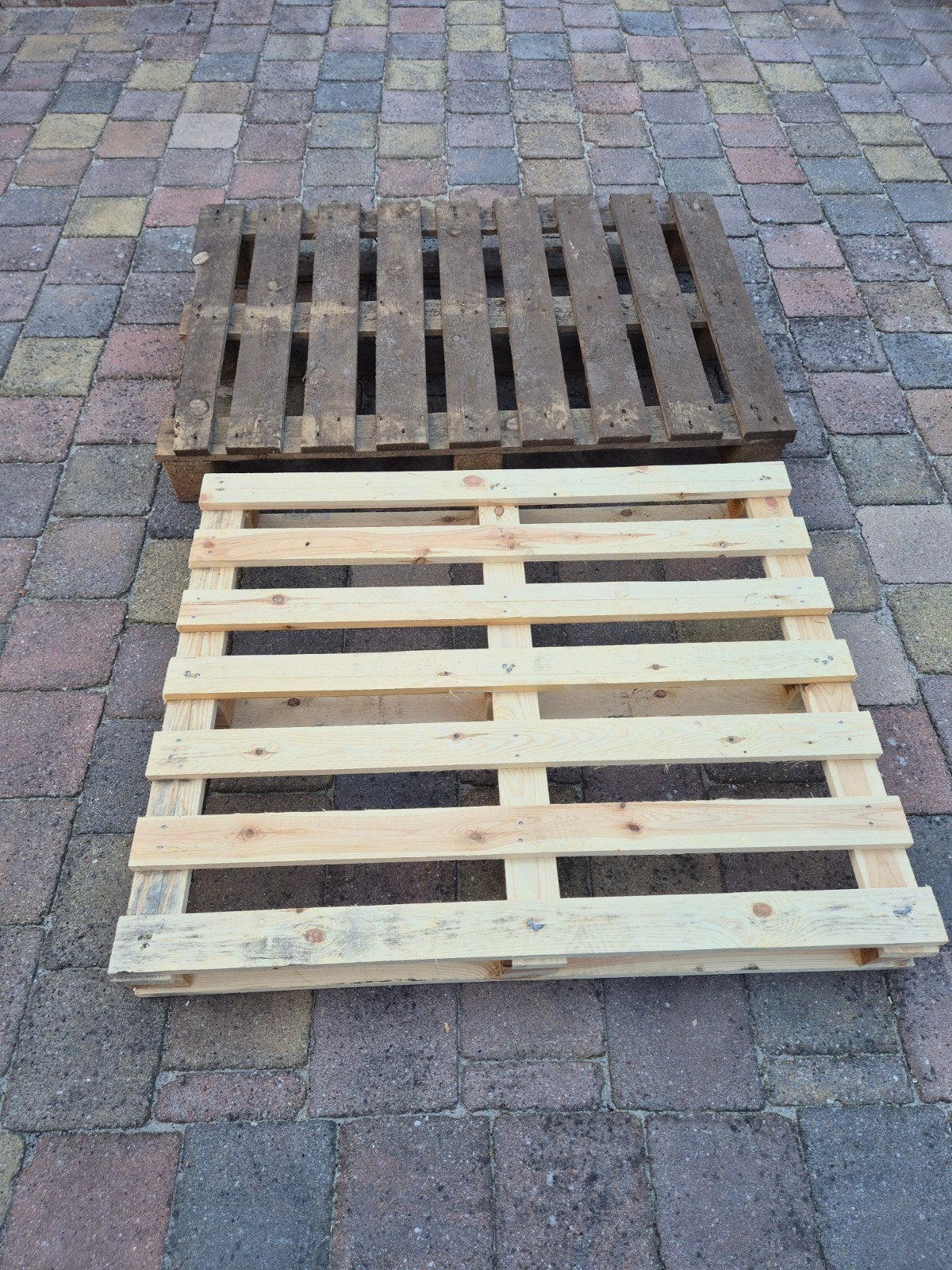 Houten Pallets - Nieuw en Gebruikt, Ophalen, Gebruikt, Hout, 20 tot 50 mm
