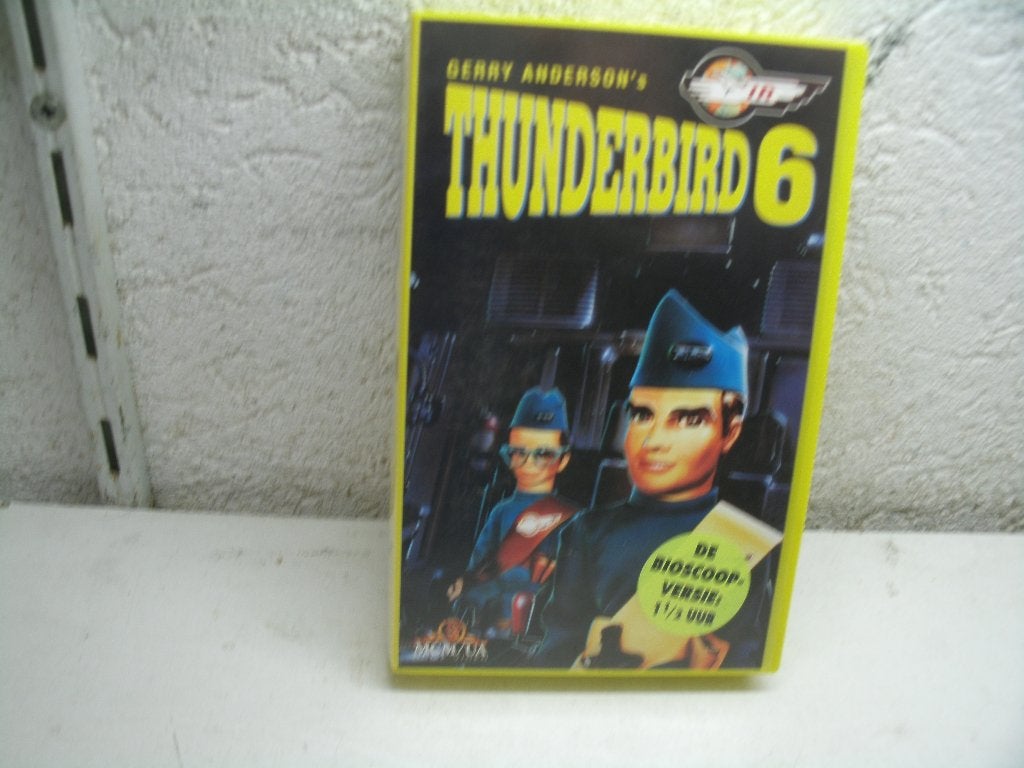 vhs 155a thunderbird 6 de bioscoop versie 1 1/2 uur, Alle leeftijden, Ophalen of Verzenden, Zo goed als nieuw