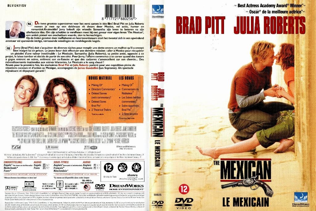 The Mexican, Vanaf 12 jaar, Ophalen of Verzenden, Zo goed als nieuw, Actiekomedie