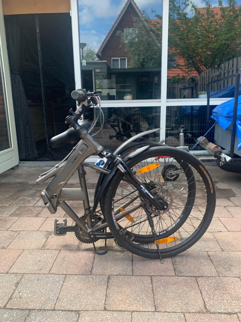 Dahon Opvouwbare Fiets - Ideaal voor woon-werkverkeer, 20 inch of meer, Gebruikt, Versnellingen, Ophalen of Verzenden