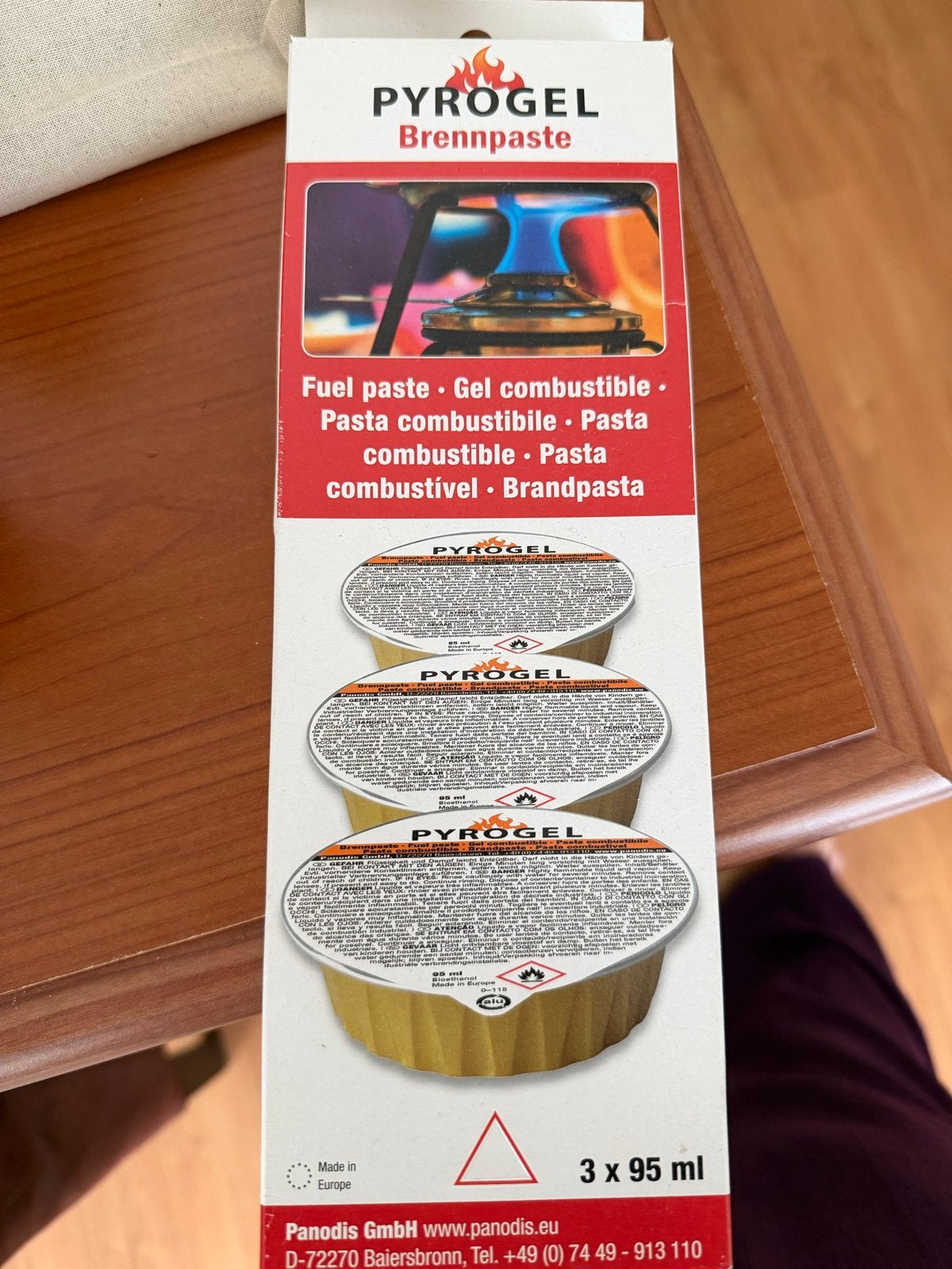 PYROGEL Brennpaste - Brandpasta (3 x 95 ml), Ophalen, Nieuw