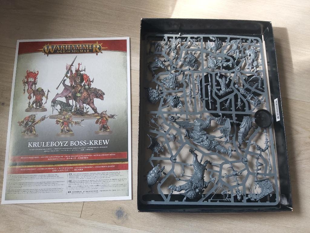 Kruleboyz Boss-Krew Orruk Warclans Age of Sigmar, Hobby en Vrije tijd, Wargaming, Ophalen of Verzenden, Nieuw, Warhammer, Figuurtje(s)