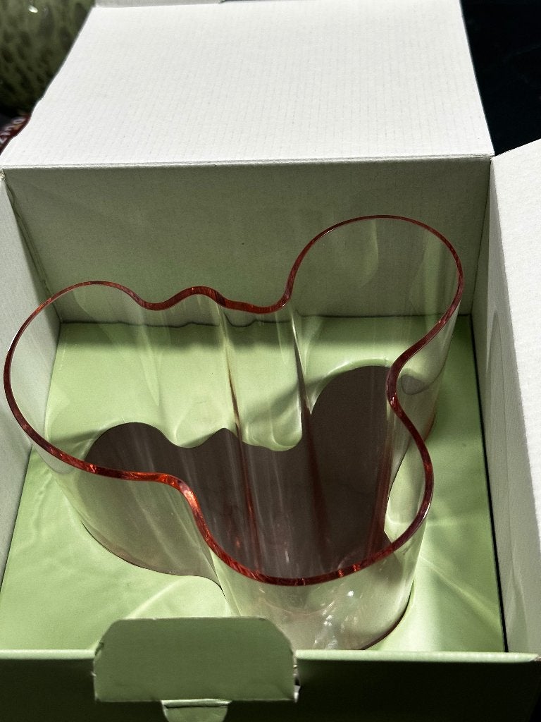 Iitalla vaas, Ophalen, 25 cm, Nieuw, Glas