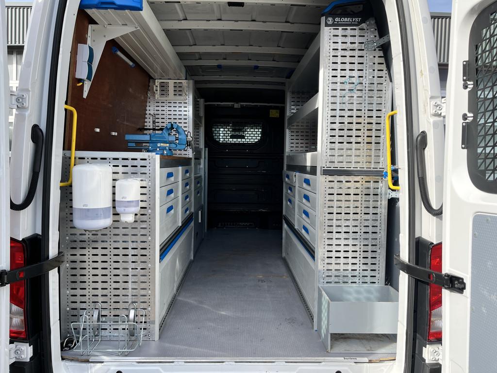 Volkswagen Crafter 35 2.0 TDI L3H3 Werkplaats inrichting Act, Stof, Gebruikt, 4 cilinders, Volkswagen