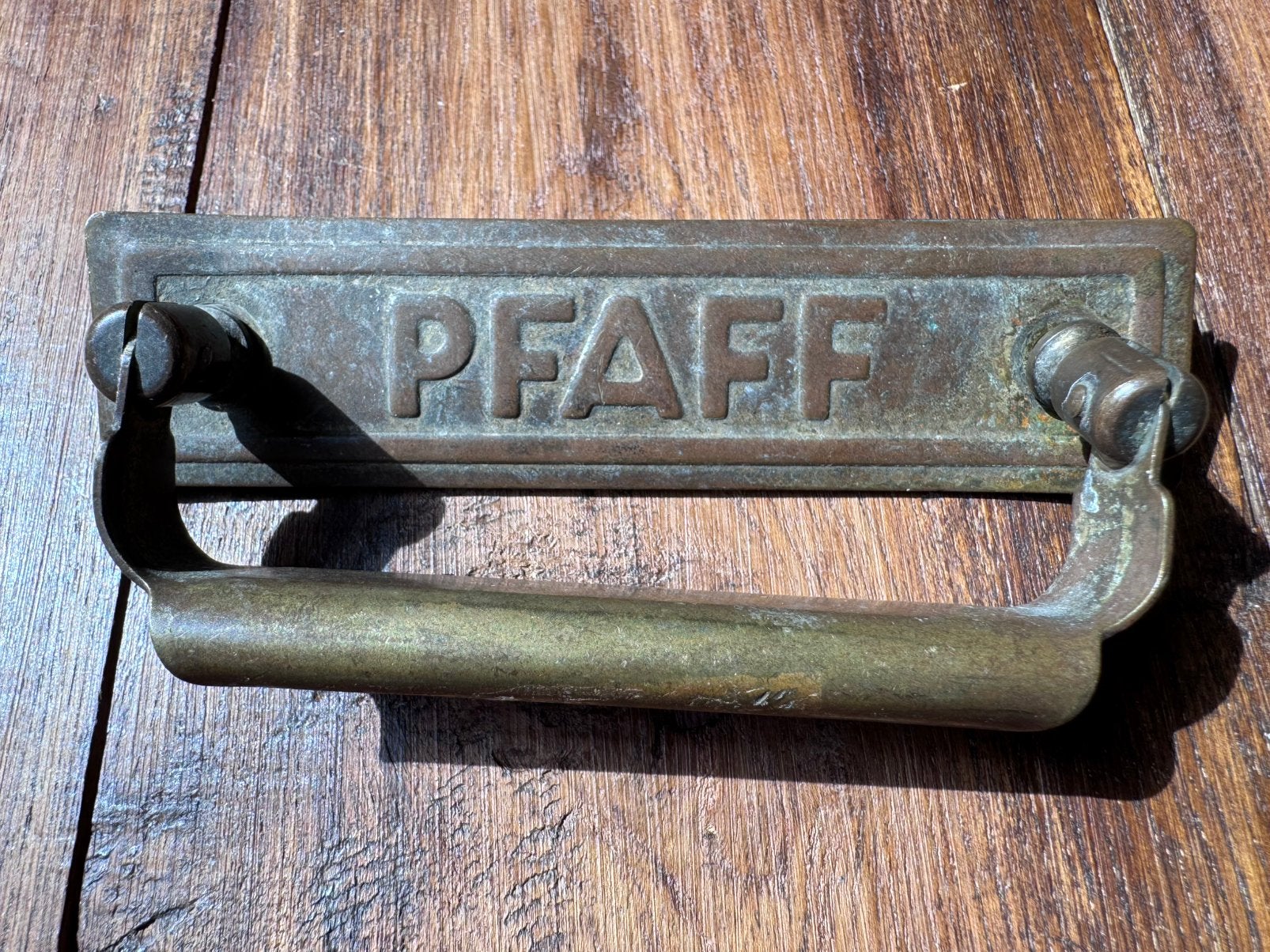 originele antieke handgreep naaimaschine-merk PFAFF., Ophalen of Verzenden