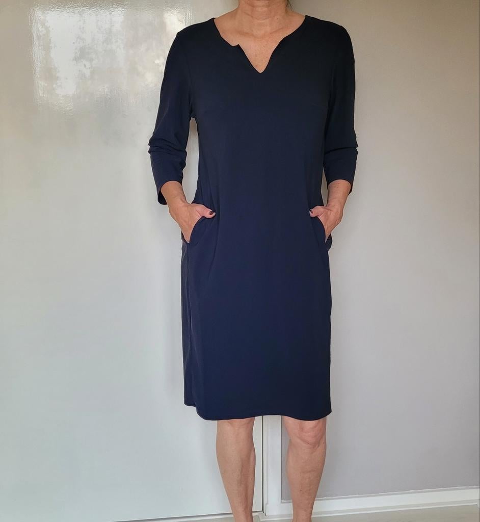 Studio Anneloes Simplicity jurk XL Donkerblauw Travelstof, Kleding | Dames, Studio Anneloes, Blauw, Maat 46/48 (XL) of groter