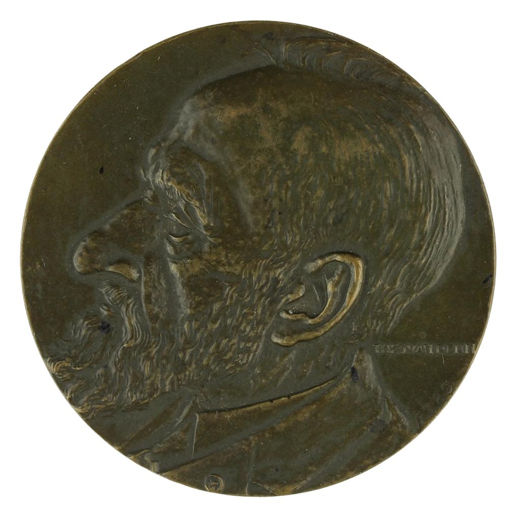 Dubbel VPK 1935 Theo van Reijn : Cort van der Linden, Verzenden, Brons, Nederland