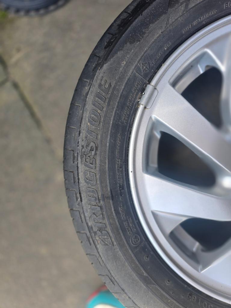 Bridgestone Ecopia 165/65R14 79S banden en velgen, Ophalen of Verzenden