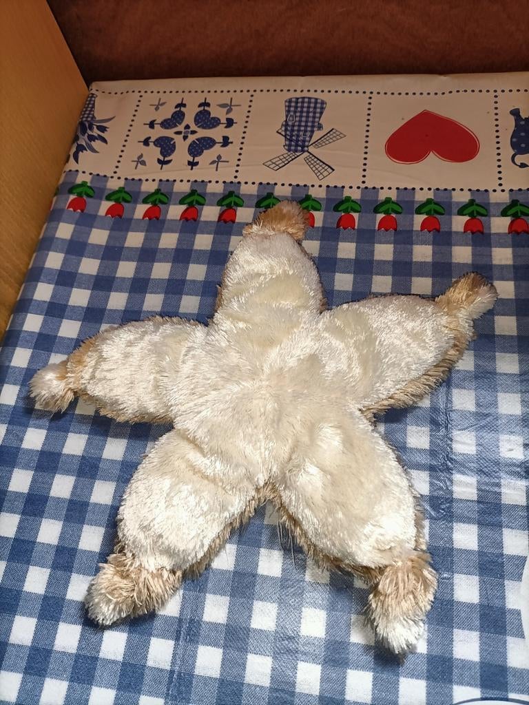 Zeester knuffeldoekje 24 cm groot, Ophalen of Verzenden, Zo goed als nieuw, Overige typen