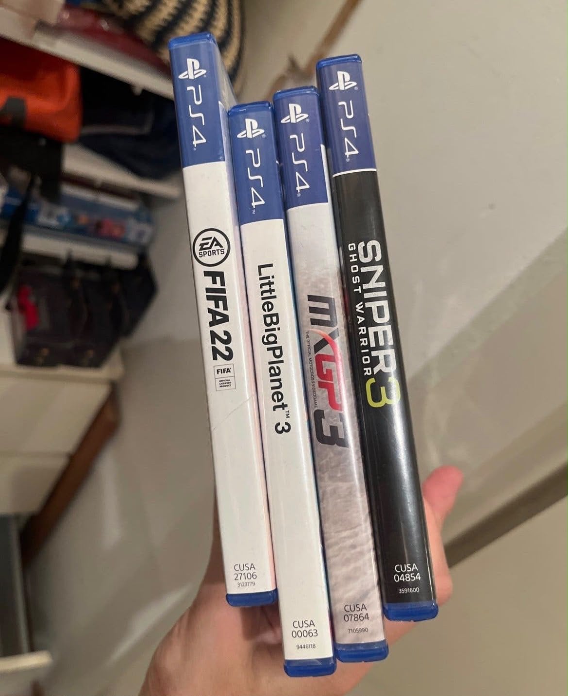 PS4 Games: FIFA 22, LittleBigPlanet 3, MXGP3, Sniper 3, Gebruikt, Overige genres, Eén computer, Ophalen of Verzenden