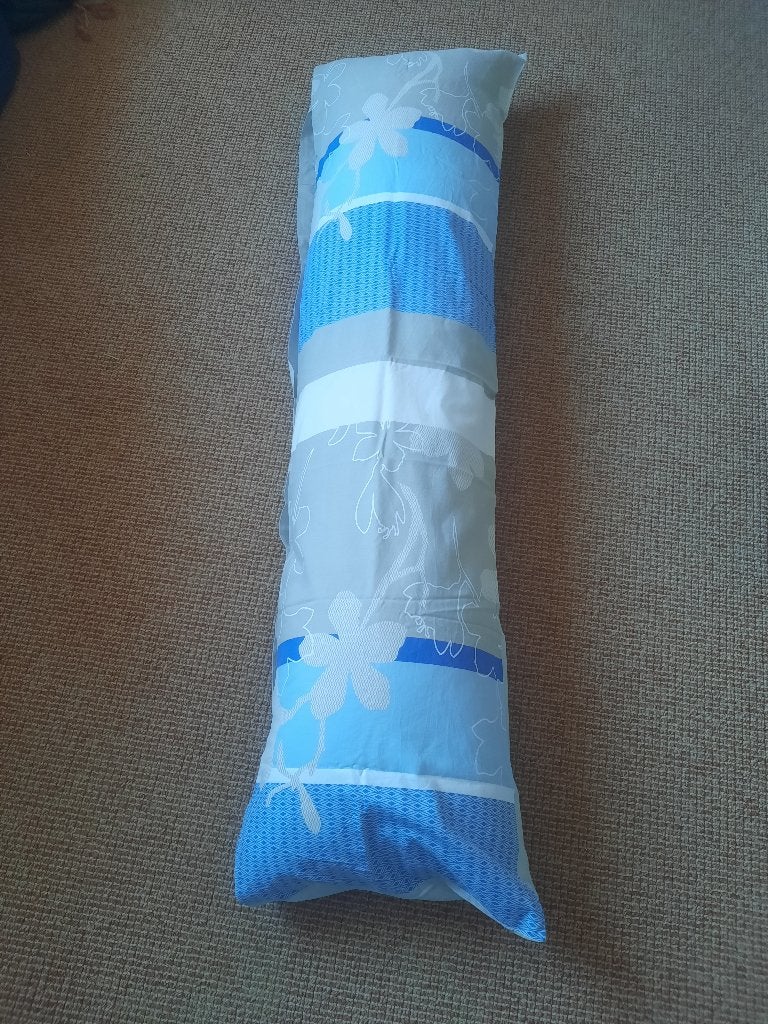 Zijslaapkussen Meradiso, Ophalen, Gebruikt, Eenpersoons, Blauw
