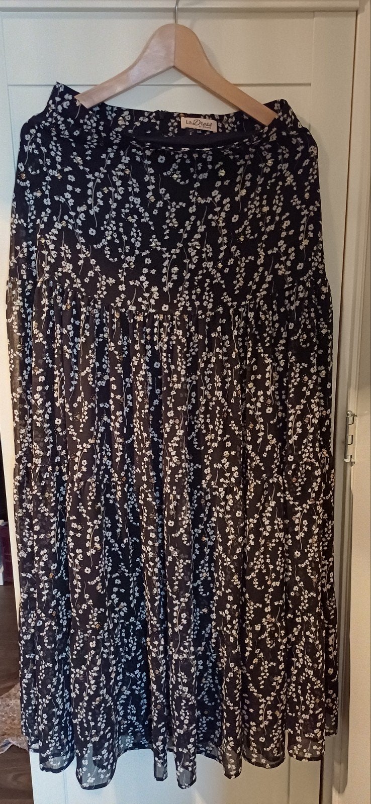 La Dress lange rok maat S, Zwart, La Dress, Ophalen of Verzenden, Maat 36 (S)